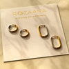 Deux Hoops Stack| Set of 2