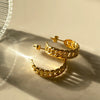 Gold plated earring